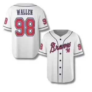 Morgan Vol 98 Baseball Jersey – Country Music Fan Gift, Concert Outfit, Western Style Streetwear, Unisex Nashville Music Merch