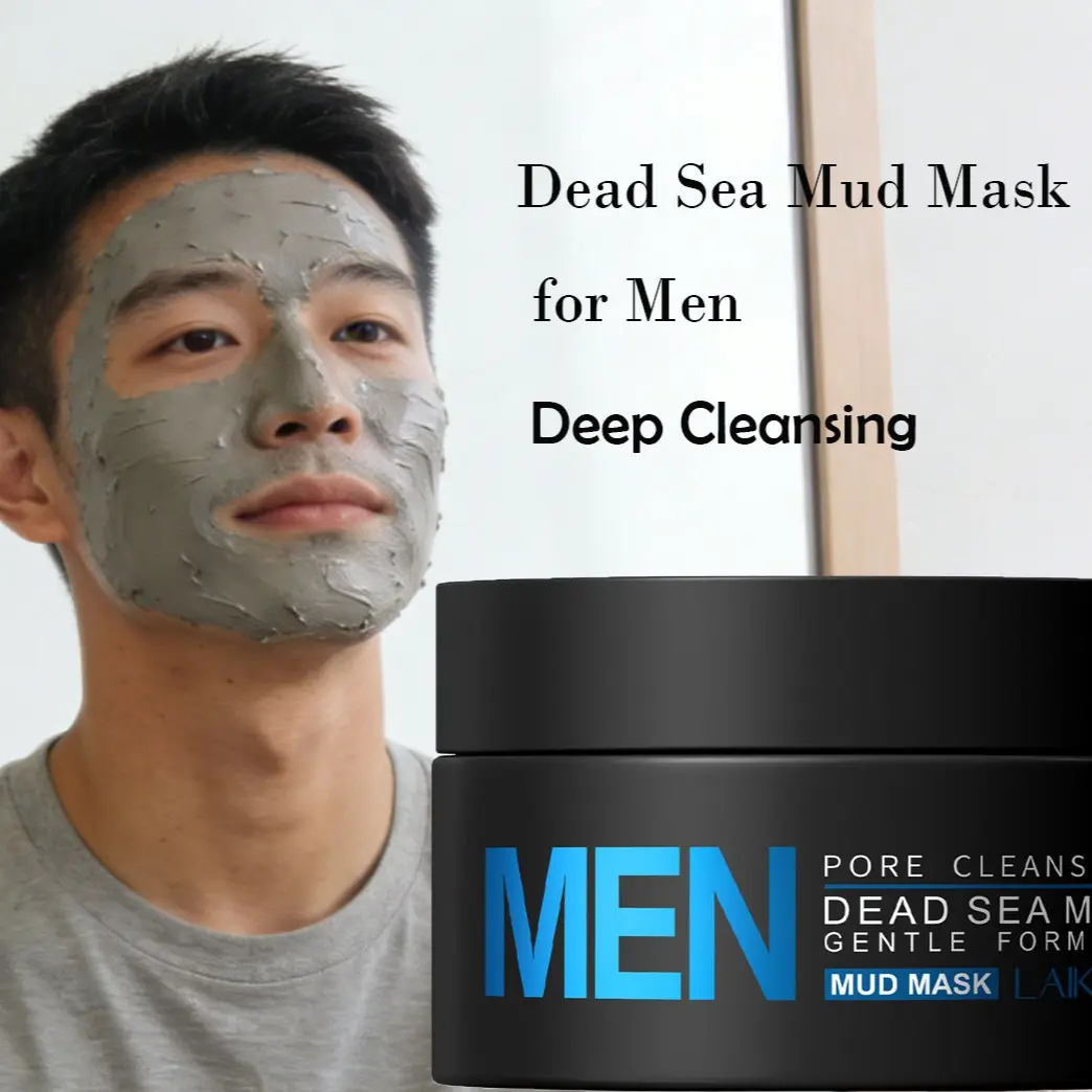 Men's Luxury Mud Mask, Face Mask, High Purity Mineral Clay, Gentle Cleansing, Deep Cleaning, Comfortable Fit, Perfect Skin Texture, Flawless