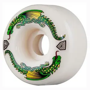 PP Dragon Formula Skateboard Wheels, 88A Hardness, High Grip, 54mm x 34mm, for Street Skating