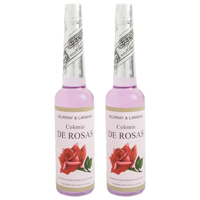 Murray & Lanman L&K Peruvian De Rosas Cologne 7.47 Fl.oz Unisex Perfume with Classic Rose Floral Scent | Fresh & Timeless