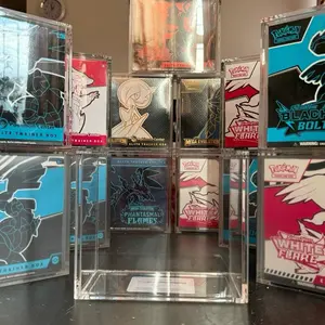 Acrylic ETB Cases Stackable Ultra Premium UV - Resistant