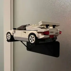Wall Mount Bracket Display Holder for Lego Racing Cars, Modern Wall-Mount Design, Home Decor Accessory, Perfect for Displaying Favorite Memorabilia