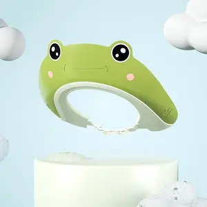 Baby Shampoo Cap Water Blocking Ear Protection Children's Shampoo Cap Infant Shampoo Tool Adjustable Silicone Bathing Cap