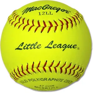MacGregor 12 Inch Little League Softball - 12 Pack, Little League Approved