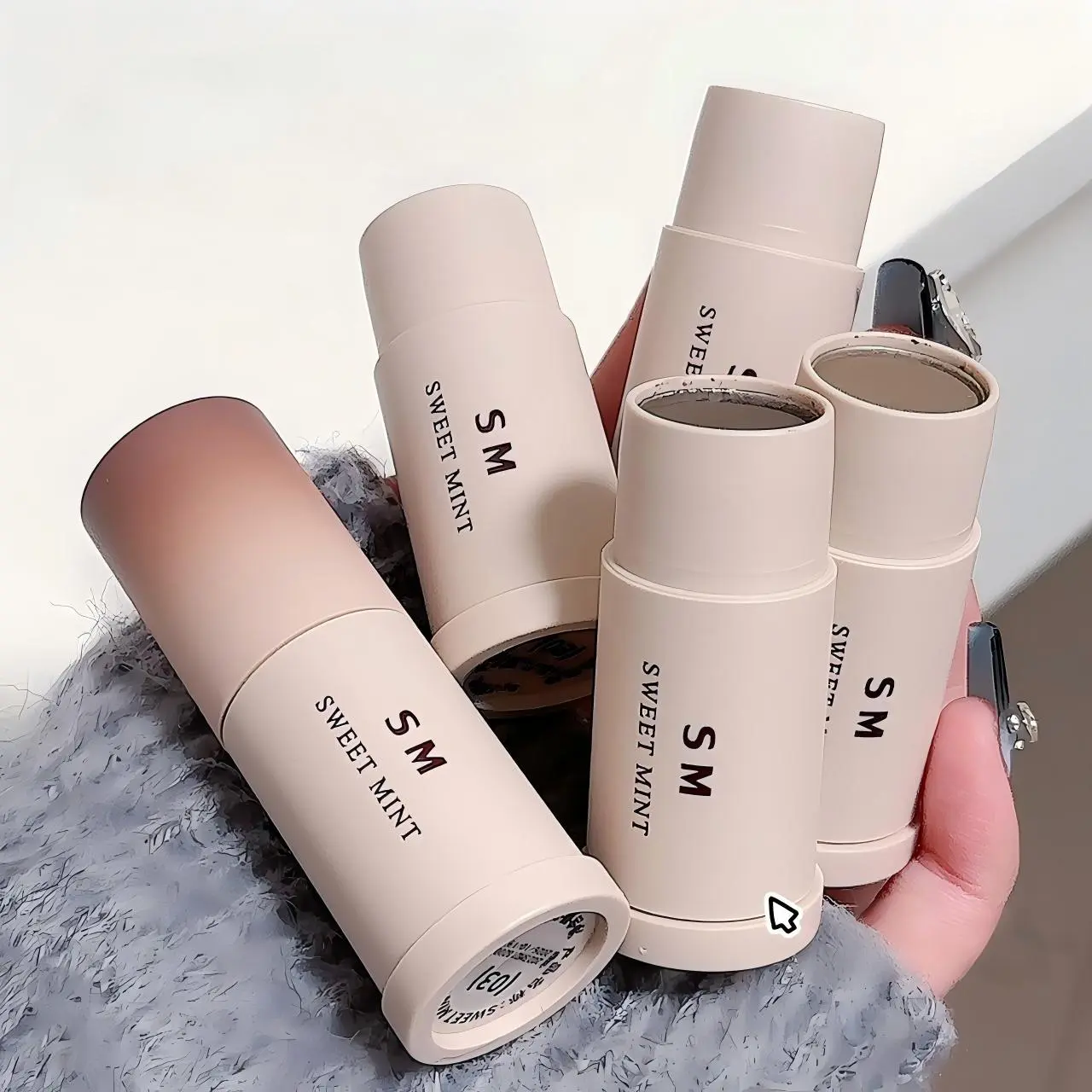 Waterproof Hairline Shadow Stick, Quick Fill Sparse Hair & Receding Hairline, Natural Matte Finish, Sweat Resistant No Smudge, Portable Hair Filler Pen, Conceal Bald Patches, Unisex Hair Makeup for Daily & Travel Use