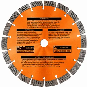 9'' Diamond Blade fits Husqvarna K535i Cordless Cut Off Saw #967795902