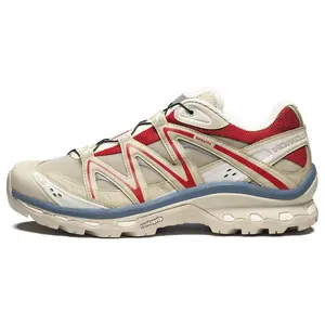 SALOMON XT-Quest Fabric Low-Top Lace-Up Outdoor Functional Shoes for Men and Women in Beige