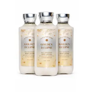 GOLDEN ECLIPSE Bath & Body Works Body Lotion 3-Pack – 8 oz Each