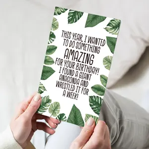 Funny Birthday Card Hilarious Assorted Cards for Celebrating With Envelopes Birthday