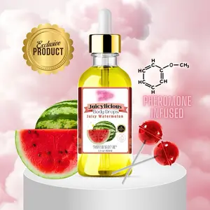 (NEW!) Juicy Watermelon Pheromone infused Perfume Body Oil - Juicylicious Body Drops
