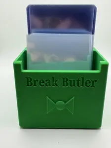 Break Butler Penny Sleeve and Top Loader Holder Spring-Assist Desktop Organizer for Standard 3"x4" Top Loaders & 2.5"x3.5" Penny Sleeves
