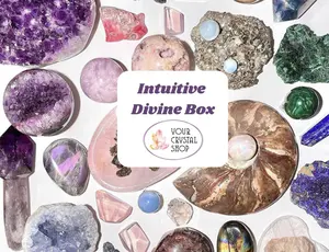 Intuitive Crystal Box ~ Trust Me and I’ll choose the best natural crystals and tools for you: Selenite, Amethyst, Chakra Stones Home Ornament Bag Pendant