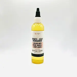 Hair Growth & Scalp Oil – Herbal Luxe by TayWesGlow | Neem, Guava & Curry Leaf Infused (4oz)