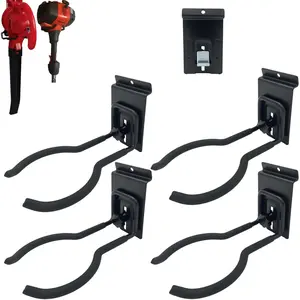 Slatwall, Lockable Slatwall Weedeater & String Trimmer Hanger, Tool Hanger for Slatwall Accessories, for - 8" x 4 Pcs