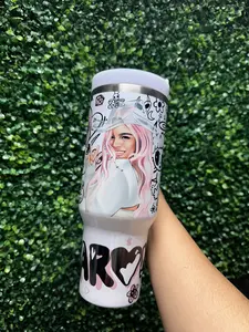 40OZ Cute Tumbler, Manana Sera Bonito, Cute cup