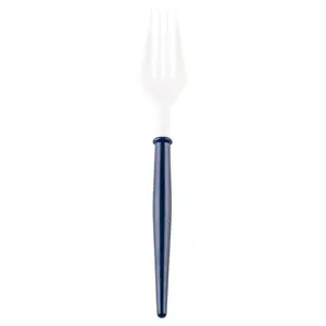 Navy and White Cocktail Forks - 50pk