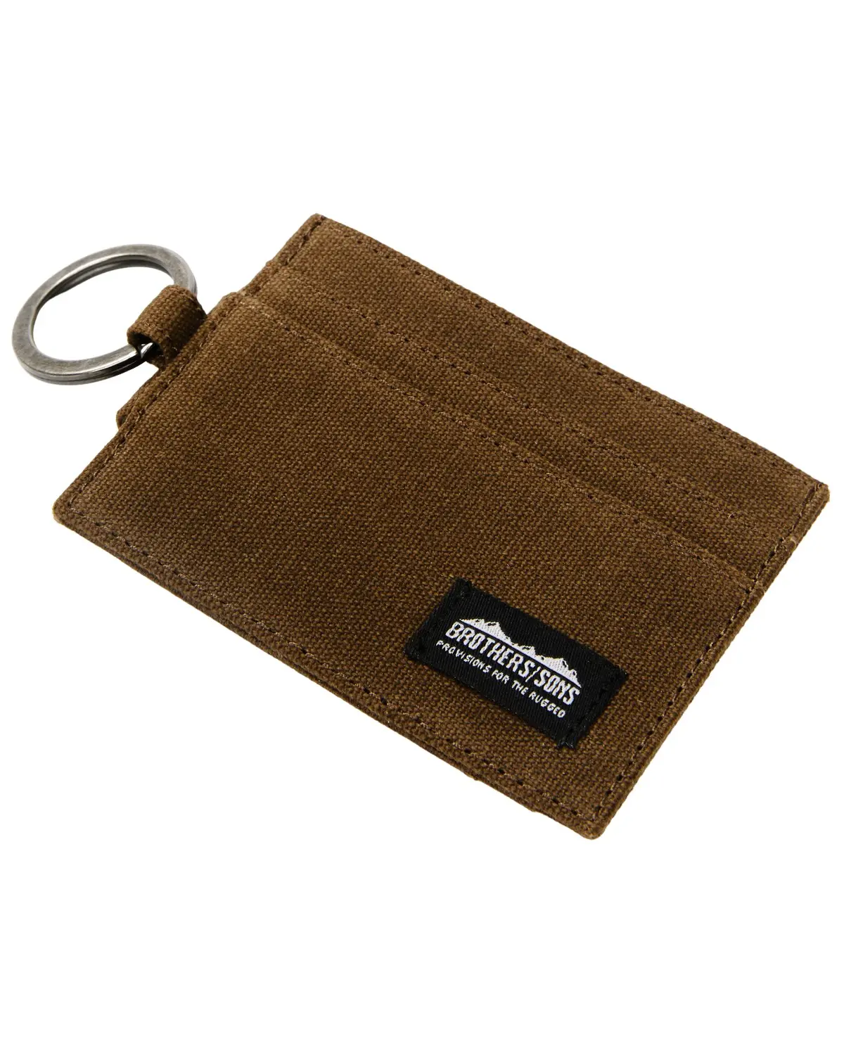 Brothers And Sons Men's Keychain Credit Card Wallet - Basaho22wt3
