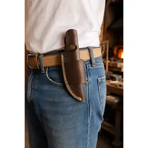 Custom Handmade Cow Leather Knife Sheath – 8 Inch Fixed Blade Knife Universal Cover Custom Handmade Cow Leather Knife Sheath – 8 Inch Fixed Blade Knife Universal Cover