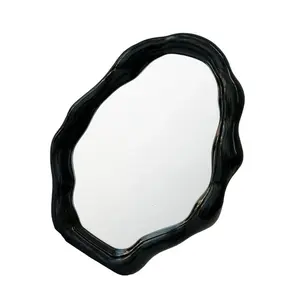 Desktop Makeup Mirror Vanity Makeup Mirror,Portable Folding Mirror with Stand