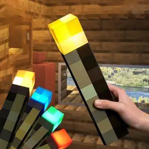 Torch Lamp with Wall Mountable - LED Torch Lamp, USB Rechargeable Night Light, Hand Held & Wall Mountable Table Light, Kid's Birthday Party Living Room Bedroom Decor