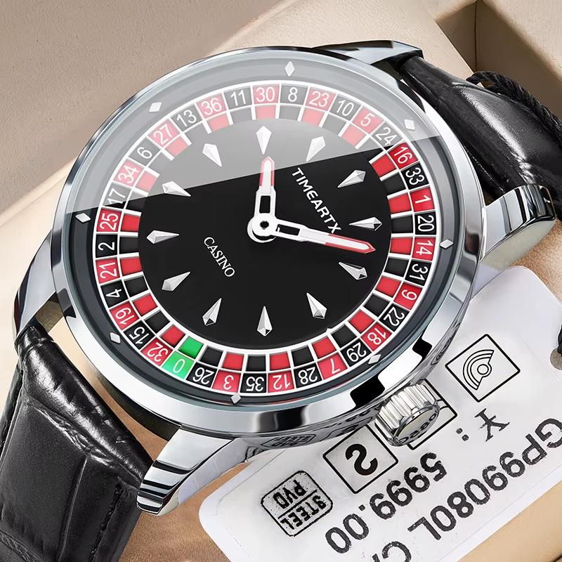 New European Style Roulette Men's Watch  TIMEARTX