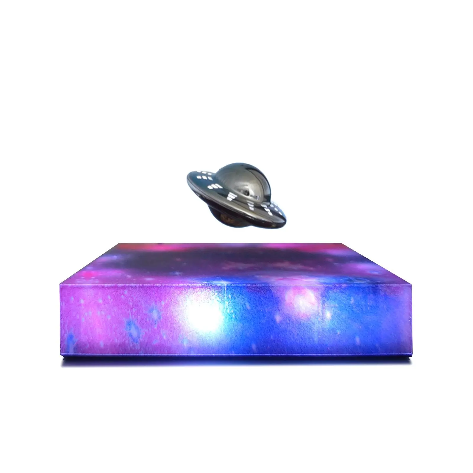 Levitating UFO Lamp, RGB Color Base Novelty Lighting, Decorative Lighting, Multi-purpose Office Home Decoration Lamp, Unique Toy Gifts