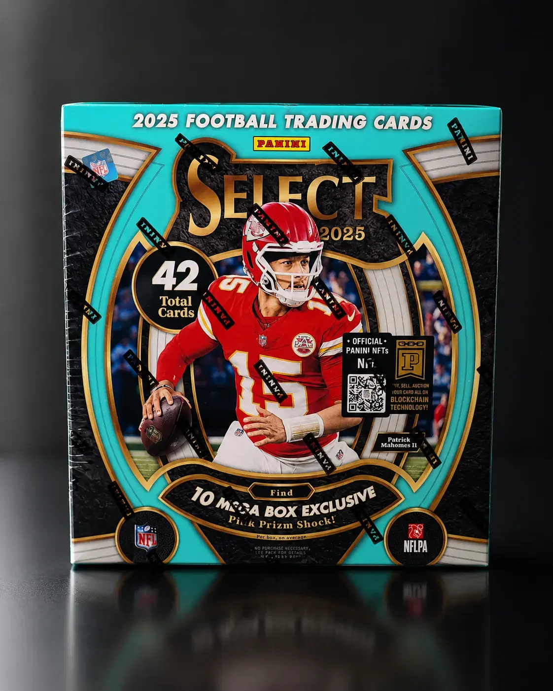(1) 2025 Panini Select Mega Box (Pink) - FOOTBALL