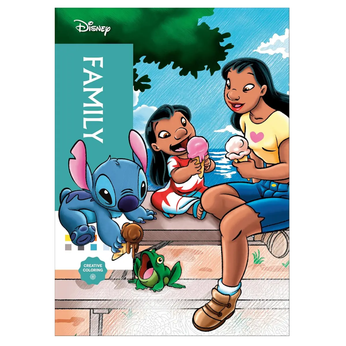 Disney Mystery Coloring: Family: A Color by Number Book Paperback