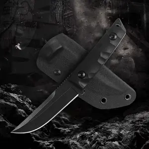 Camping Knife,Kydex Sheath,G10 Handle,CNC Numerical ControlFine Grinding Process,Suitable for Camping,Fishing,Exploration,Hiking and Daily Use,High-quality Knive,Men's gift