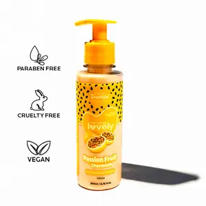 Face Beautiful Brazilian Passion Fruit Hydrating Body Lotion Summer Lightweight, fast-absorbing daily moisturizer for all skin types with a delicate fragrance, 200 ml / 6.76 fl oz
