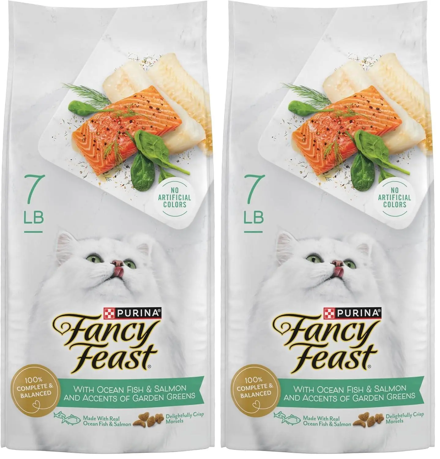 Purina Fancy Feast Dry Cat Food with Ocean Fish and Salmon - 3 lb. Bag