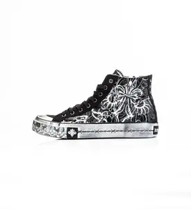 Affliction Men's Shoe Skeleton Hi-Top