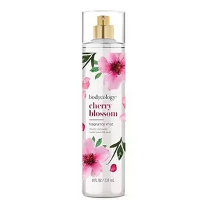 8 Oz Bodycology Long-Lasting Fragrance Body Mist, Assorted Scents: Cherry Blossom, Hawaiian Beach, Pink Vanilla Wish, and More