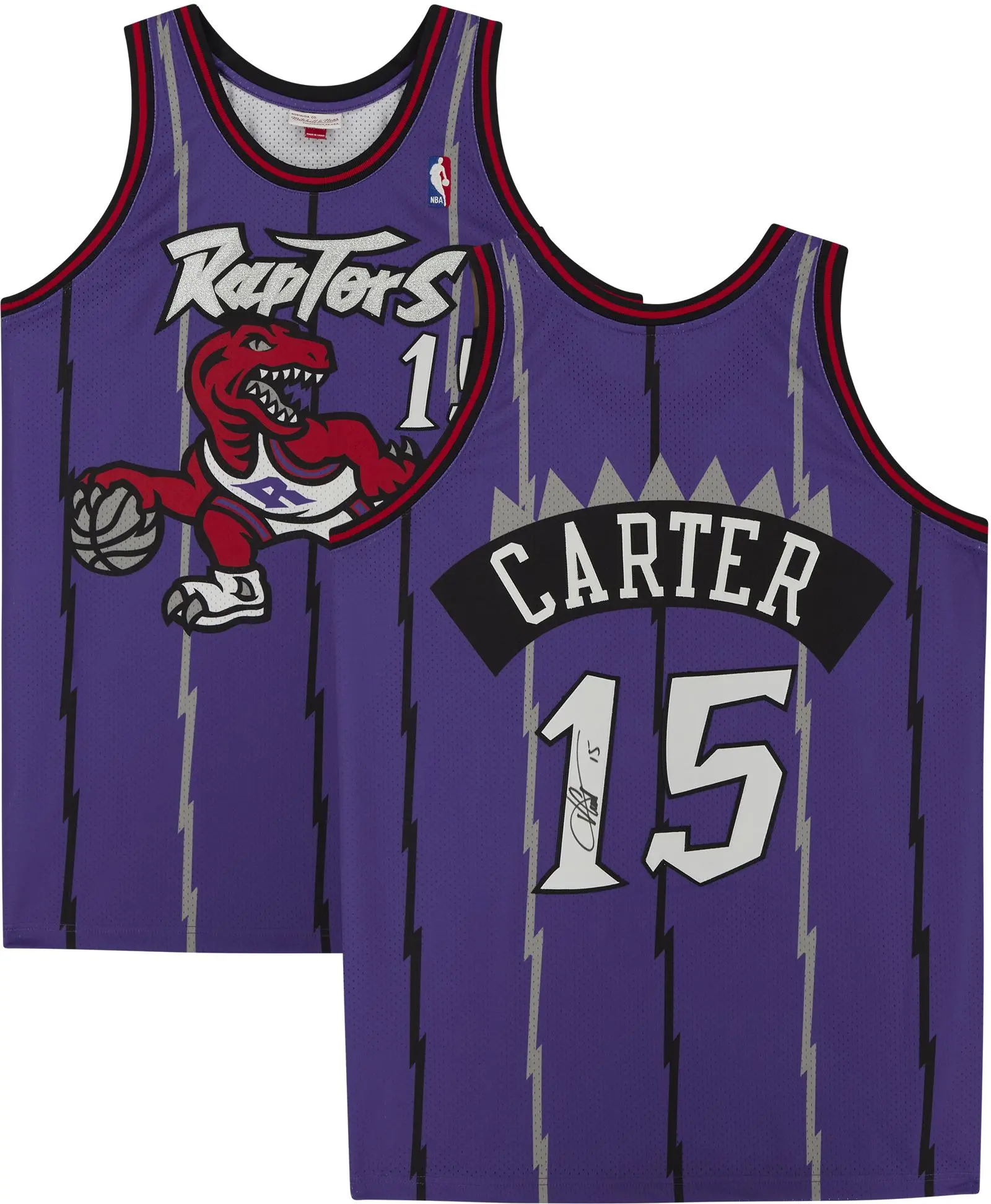 Vince Carter Toronto Raptors Autographed Purple 1998 Mitchell & Ness Authentic Jersey - Fanatics Authentic Certified