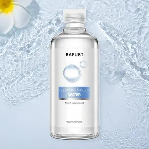 Barubt 3-In-1 Micellar Cleansing Water, Rich in Hyaluronic Acid, Gentle Makeup Remover, Hydrating Facial Cleanser for Sensitive Skin, 200ML
