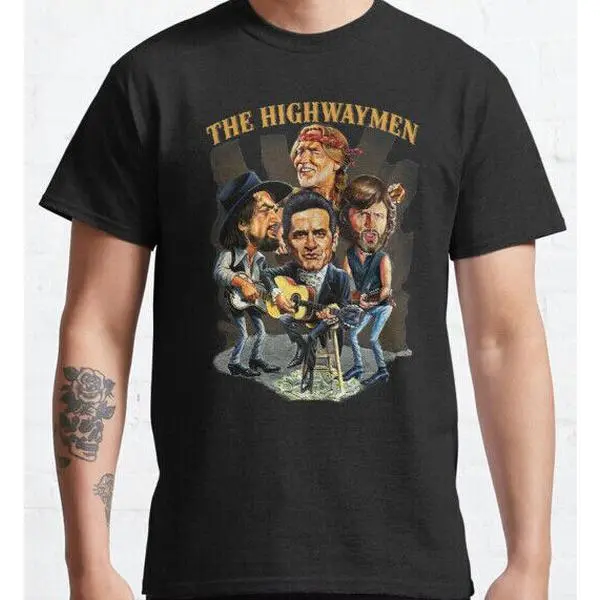 The Highwaymen T-Shirt Highwayman The Road Goes On Forever Silver Stallion