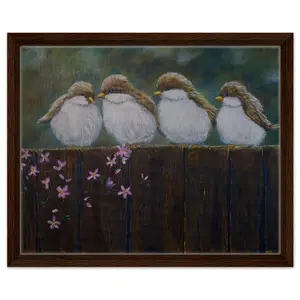 " Soft Days, Shared Moments"- Framed Canvas