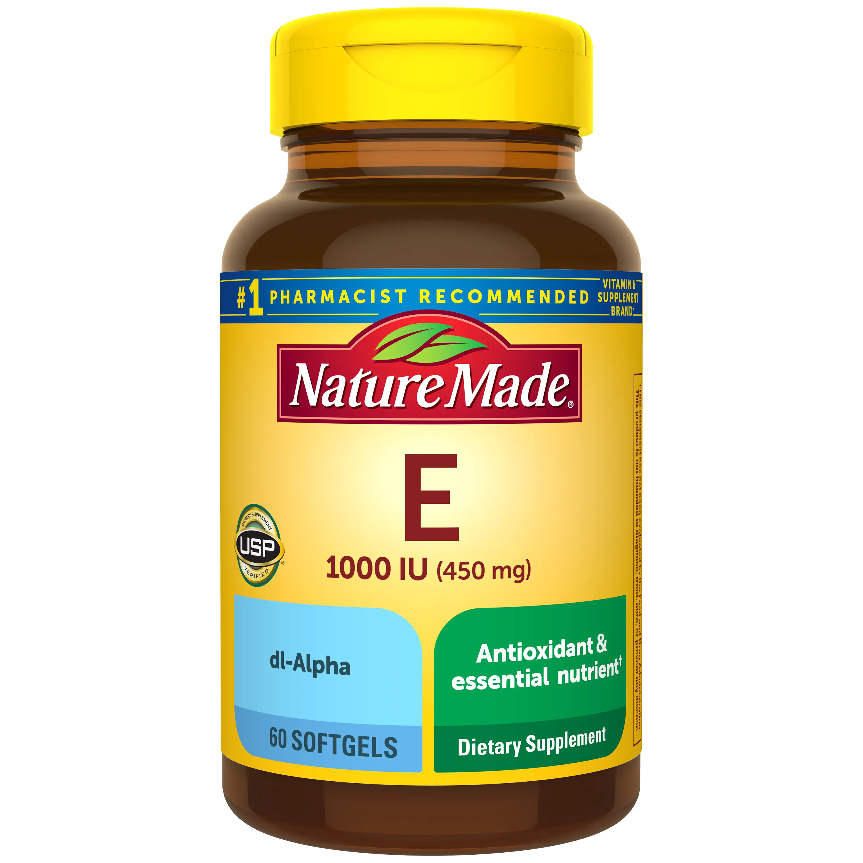 Vitamin E 1000 IU (450 mg) dl-Alpha Softgels