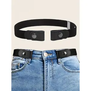 Women's Street Style Elastic Waistband, 2025 New Style Trendy Adjustable for Jeans Accessories, for Daily Decoration Elastic Stretch Belts