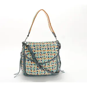Aimee Kestenberg Woven Leather Convertible Shoulder Bag