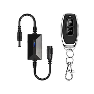 DC 3.6V-24V 5V  Remote Control  5.5mm x 2.1mm Plug Male Female 12V Remote ,for LED Light,Strip Desktop Fans,  Cameras,and Other Devices(DC LYQ).