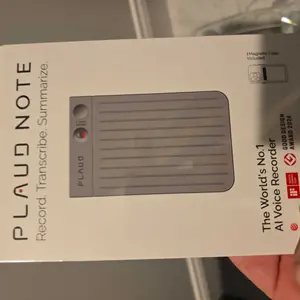 Product Review of Plaud Note Smart Voice Recorder - One-Press Recording & Playback, 0.117-Inch Slim, 64GB, Voice Changer Translator, Black MagSafe Case - Audio from B**y D** S**