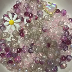 Girls Jewelry Making Kit , Charm Bracelet Making Supplies Beads, Girl Birthday Party Game Children Christmas