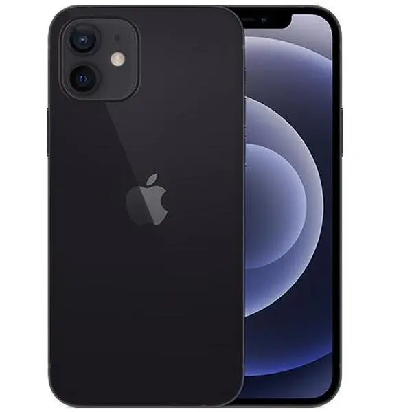 Refurbished iPhone 12 (Unlocked) - Black, 64GB - Good Condition with 1-Year Warranty by Plug - 301369