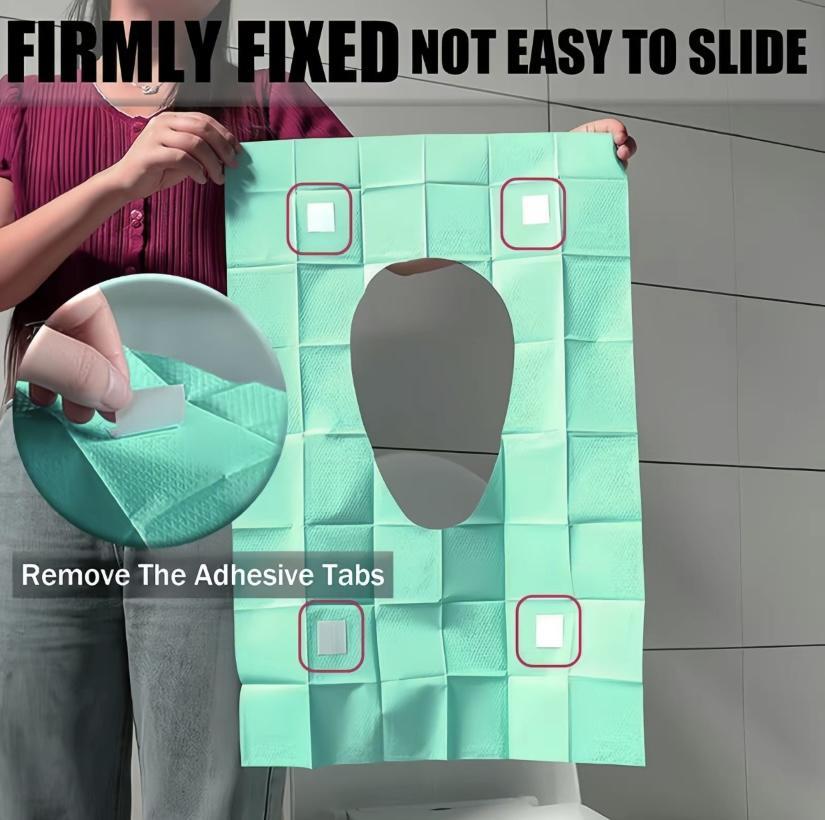 Disposable Toilet Seat Covers (10/20/30-Pack), 16x24in Waterproof Portable Non-Slip Individually Wrapped Bathroom Hygiene Essentials Disposable Toilet Seat Covers (10/20/30-Pack), 16x24in Waterproof Portable Non-Slip Individually Wrapped Bathroom Hygiene Essentials