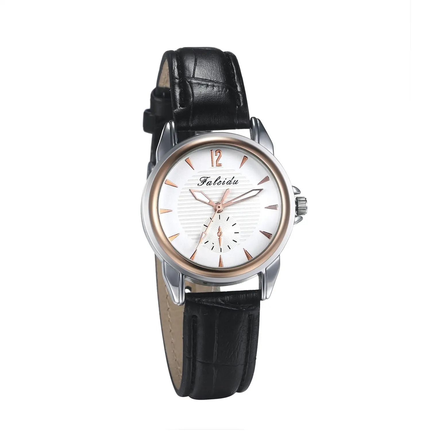 OIDEA Women's Classic Fashion Adjustable Fit Quartz Watch - PU Leather Strap, Index Scale Dial, Sub-Second Display, 1ATM (<< 30M) Water Resistant for Business Meetings, Daily Commuting, Adjustable Fit Quartz Watches, Classic Fashion Quartz Watches