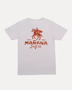 Mañana Surf Horse Tee - Tan