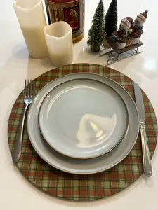 Placemat Cover Vintage Plaid