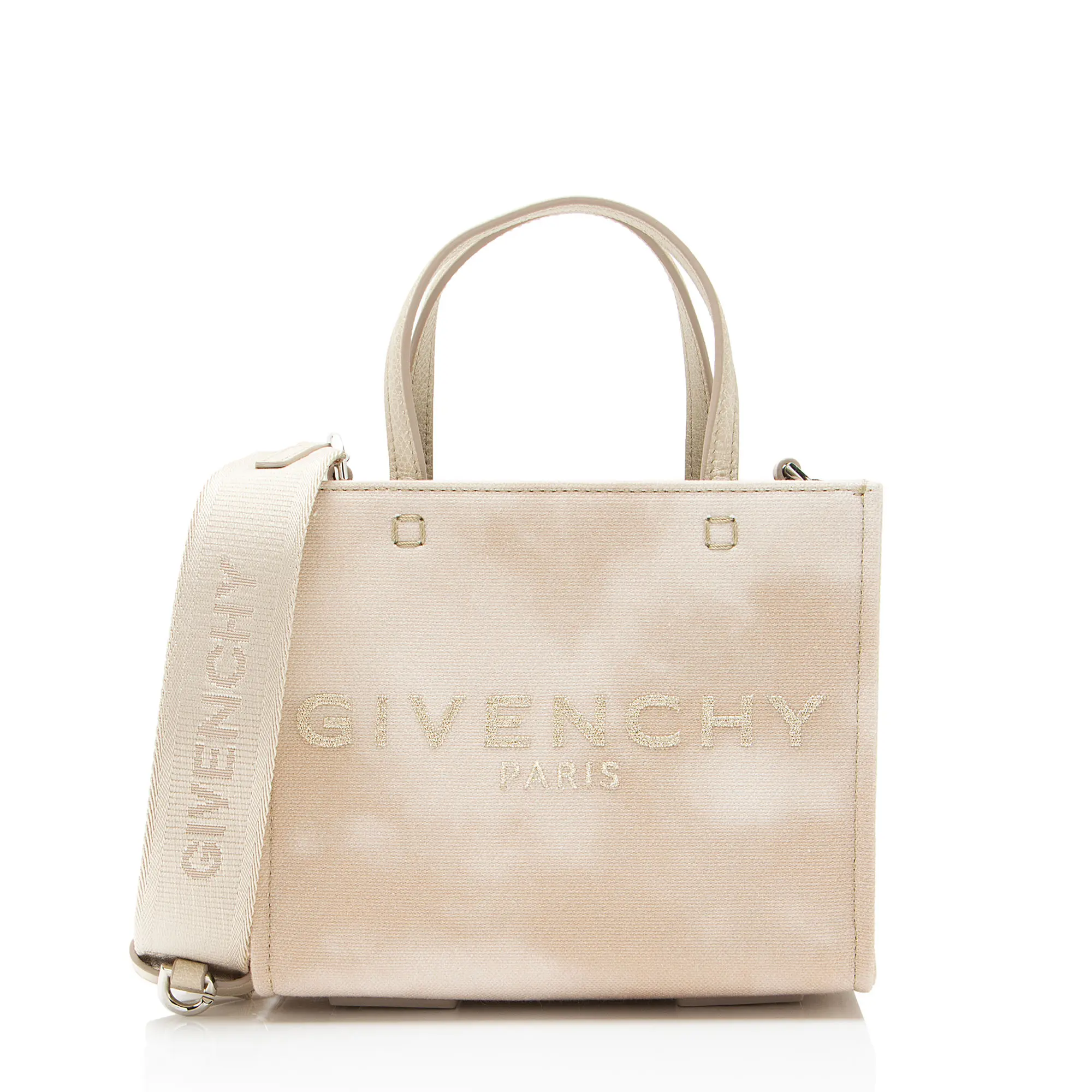 Pre-owned GIVENCHY Leather Tote Bags Canvas Mini G Shopper Tote