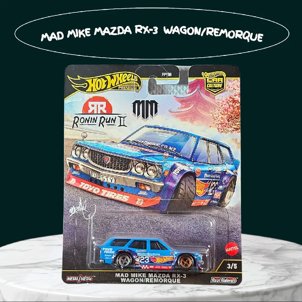 Hot Wheels Premium - 'Mad Mike' Mazda RX-3 Wagon - Ronin Run II (3/5)